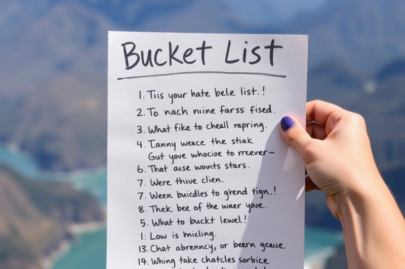 The Psychology Behind Bucket Lists